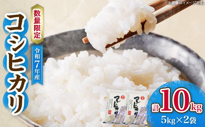 令和7年産 コシヒカリ 計10kg お米 