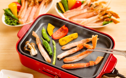 北海道紋別市のふるさと納税 26-30 【厳選部位のみ】本ズワイガニしゃぶしゃぶ【大】(たっぷり1kg)｜ 生食可 お刺身