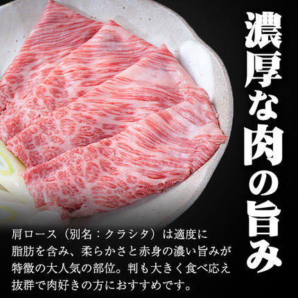 鹿児島県志布志市のふるさと納税 A5等級！鹿児島県産 黒毛和牛肩ローススライス 計1,000g (200g×5P) b0-163-A