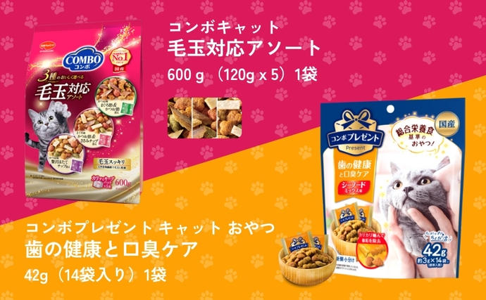 静岡県袋井市のふるさと納税 キャットフード コンボ 6種類 お試し セット 日本ペットフード 猫 ドライ フード 小分け おやつ 猫餌 猫の餌 餌 猫のおやつ 猫用おやつ ネコおやつ ドライフード キャット 猫ケア用品 猫用品 毛玉 毛玉ケア 口臭ケア 腎臓 尿路 下部尿路 猫用