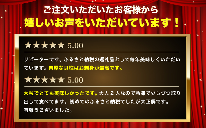 北海道枝幸町のふるさと納税 【枝幸ほたて】甘みたっぷり肉厚！大粒冷凍ほたて貝柱1kg 山武水産【 ほたて 帆立 ホタテ 冷凍 魚貝類 魚介類 北海道 オホーツク 枝幸 】