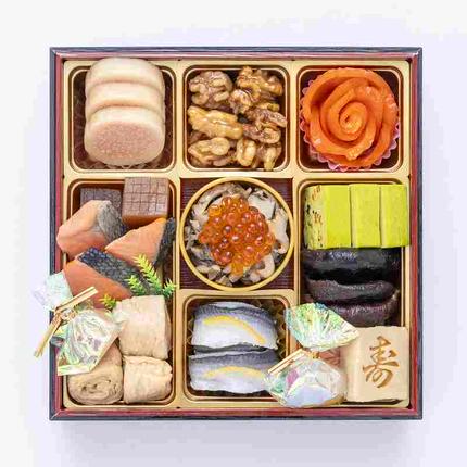 千賀屋謹製 2027年 迎春おせち料理「祝華千」和風三段重 3人前 全41品