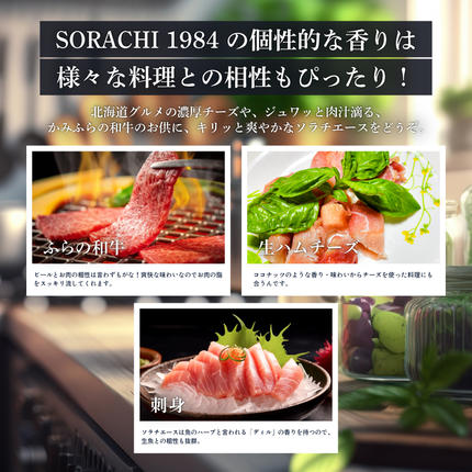ビール 定期便 12ヶ月 SORACHI1984 350ml × 24缶 上富良野町発祥