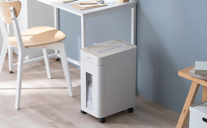 シュレッダー 静音 静か オフィスシュレッダー OS-A17C-W ホワイト