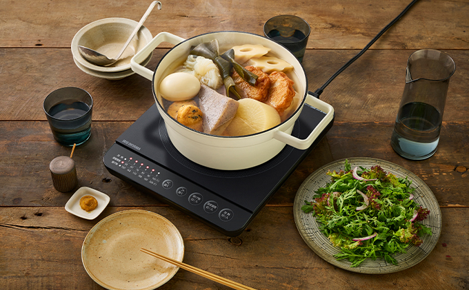 IHクッキングヒーター IHK-T391-B ブラック 卓上 コンロ IHコンロ ih