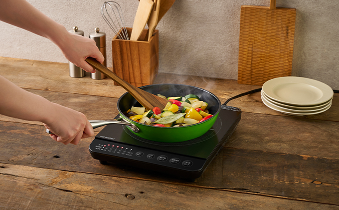 IHクッキングヒーター IHK-T391-B ブラック 卓上 コンロ IHコンロ ih