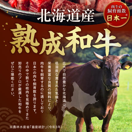 北海道石狩市のふるさと納税 黒毛和牛カレー・シチュー サイコロカット（煮込み用）500g