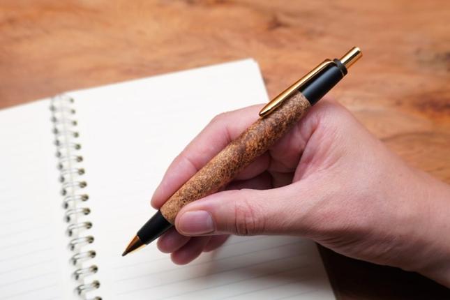 天然屋久杉【極上泡瘤】無垢ボールペン(0.7mm)1本〈 ペン 文具 工芸品