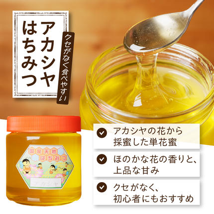 北海道滝川市のふるさと納税 高見養蜂場 の 天然はちみつ (アカシヤ600g×2本)｜北海道 滝川市 産 はちみつ ハチミツ 天然 アカシア アカシヤ 蜂蜜 天然蜂蜜