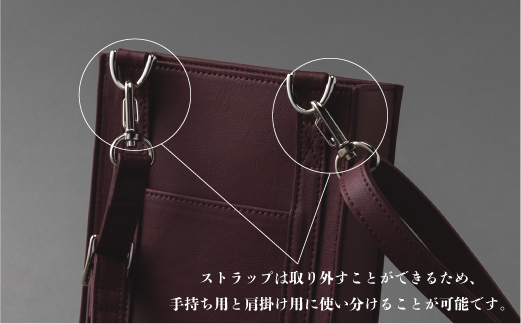 りんごレザー RingoLeather(登録商標) MINI SHOULDERBAG 【 赤 】 株式