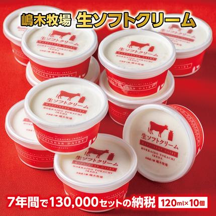 北海道　牧場の生ソフトクリーム10個　アイ
