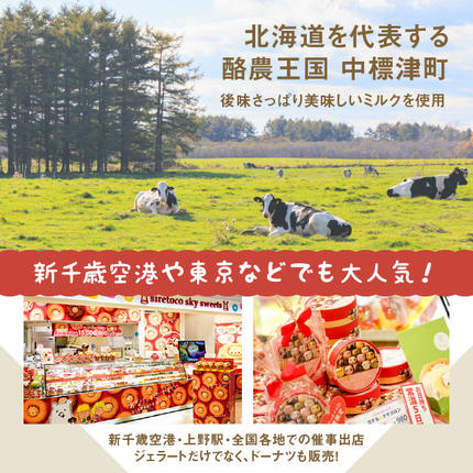 北海道中標津町のふるさと納税 北海道感動カップジェラート 12個セット - 北海道中標津の新鮮ミルクを贅沢に使用【1200102】