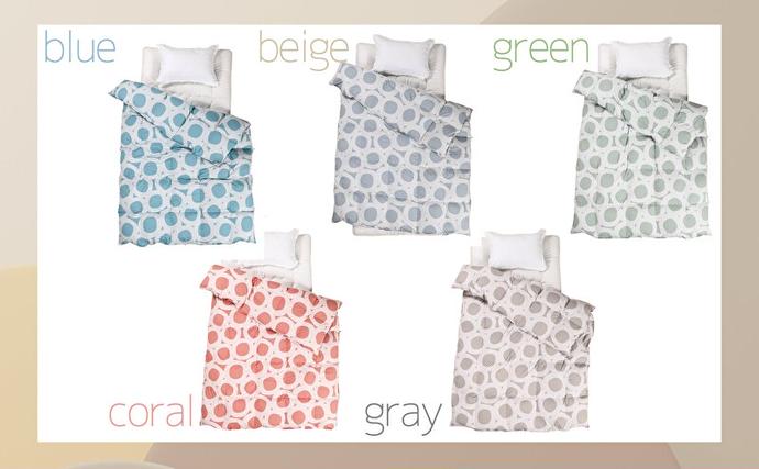 奈良県王寺町のふるさと納税 【５色展開】洗える羽毛合い掛け布団シングルダウン90％350dp北欧デザイン羽毛1.2kg洗濯可羽毛布団 寝具