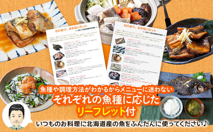 北海道鹿部町のふるさと納税 【2025年12月下旬発送】訳あり 北海道のおさかな屋さんの まかないセット 冷凍魚貝 最大4kg 魚 魚介 訳あり