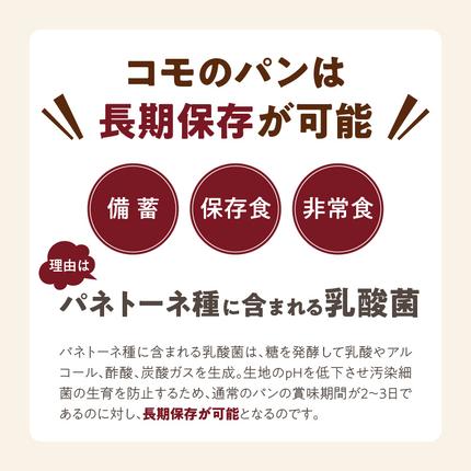 愛知県小牧市のふるさと納税 【2ヶ月に1回 計3回】【賞味期限60日間】コモパン　人気の3セット定期便（計59個）／災害用備蓄 保存食 非常食 防災グッズにも[014K10-T]