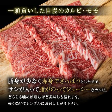 滋賀県豊郷町のふるさと納税 近江牛 焼肉 カルビ モモ 700g A5 肉の千石屋 牛肉 黒毛和牛 焼き肉 肉 お肉 牛 和牛