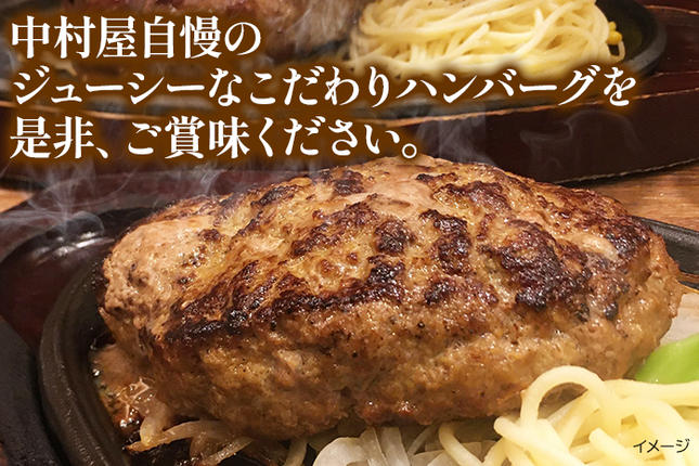 福岡県大木町のふるさと納税 中村屋特製　手づくりハンバーグ（100g×8個　ソース付）　AM001