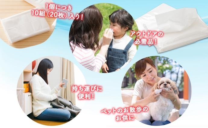 ティッシュ 水に流せる ポケットティッシュ 10組(20枚)×500個 セット