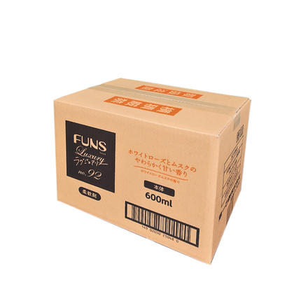 群馬県板倉町のふるさと納税 ファンスラグジュアリー 柔軟剤 No.92 本体 600ml×15個【1ケース】 FUNS Luxury