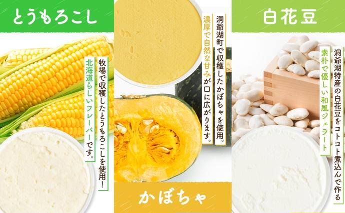 北海道洞爺湖町のふるさと納税 北海道 まきばの スイーツ セット レアチーズケーキ 1個 ジェラート 6種 各1個 計7個 牧場 牛乳 ミルク アイスクリーム アイス シャーベット 氷菓 チーズ ケーキ レアチーズ チーズケーキ スイーツ デザート レイクヒルファーム