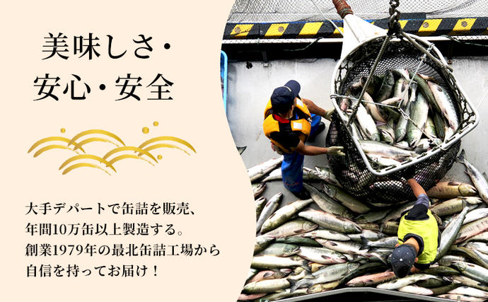 北海道オホーツク産 サケ水煮 缶詰170g×6個［カラフトマス］フレッシュ