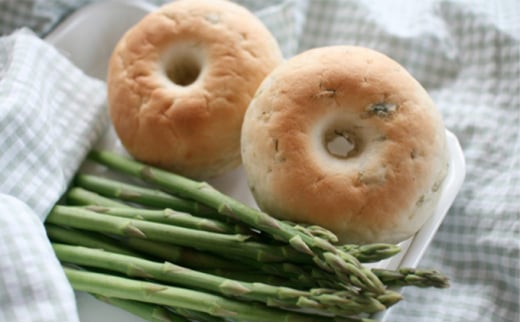 茨城県守谷市のふるさと納税 旬の季節野菜ベーグルセット 18個（無添加・無農薬・有機栽培）