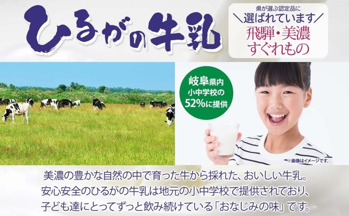 岐阜県美濃市のふるさと納税 定期便 3ヵ月連続 全3回 ひるがの 牛乳 1000ml 5本セット 成分無調整 岐阜県産 生乳100％使用 種類別牛乳 産地指定 酪農家指定 ミルク 1リットル パック 送料無料 美濃酪連 岐阜県 美濃市
