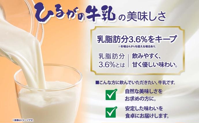 岐阜県美濃市のふるさと納税 定期便 3ヵ月連続 全3回 ひるがの 牛乳 1000ml 5本セット 成分無調整 岐阜県産 生乳100％使用 種類別牛乳 産地指定 酪農家指定 ミルク 1リットル パック 送料無料 美濃酪連 岐阜県 美濃市