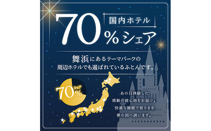 北海道滝川市のふるさと納税 5つ星高級ホテル多数採用 国内ホテル・旅館70％シェア 国産 ダウン枕（大） 枕 まくら 羽毛 寝具 高品質 寝具 ベッド 布団 安眠 睡眠改善 リピート多数 枕カバー付き 受注生産 北海道