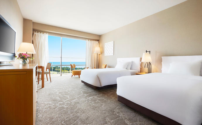 兵庫県淡路市のふるさと納税 グランドニッコー淡路 1泊2食ブッフェ付 デラックスルーム ペア宿泊券