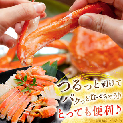 宮城県気仙沼市のふるさと納税 カット済 ずわいがに むき身セット 総重量1.5kg(750g×2p) かにしゃぶ かに鍋 正味重量1.2kg [カネダイ 宮城県 気仙沼市 20564319] かに カニ ずわいがに ずわい 蟹 棒 魚介 海鮮 ポーション