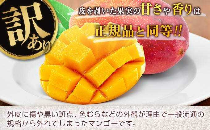 宮崎県日南市のふるさと納税 訳あり 宮崎県産 完熟マンゴー 約1.8kg 期間限定 数量限定 フルーツ 果物 くだもの 国産 食品 デザート おやつ フルーツサンド おすすめ ご褒美 贅沢 産地直送 傷 規格外 訳アリ おすそ分け 家庭用 冷蔵 宮崎県 日南市 送料無料_DA32-24