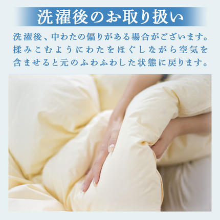 宮崎県都城市のふるさと納税 【アイボリー】ミライダウン(蓄熱plus) 羽毛のような掛けふとん【SL】_22-J201-iv