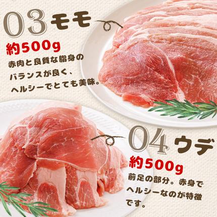 北海道中標津町のふるさと納税 【定期便：全3回】北海道中標津産 ミルキーポークおためしセット（計2.1kg）【15005】