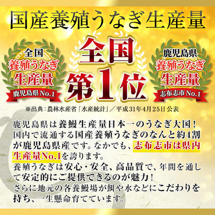 鹿児島県志布志市のふるさと納税 【数量限定】鹿児島県産！秘伝の特上スタミナうなぎ白焼き＜2尾・計240g以上＞肝吸いセット！ a4-098