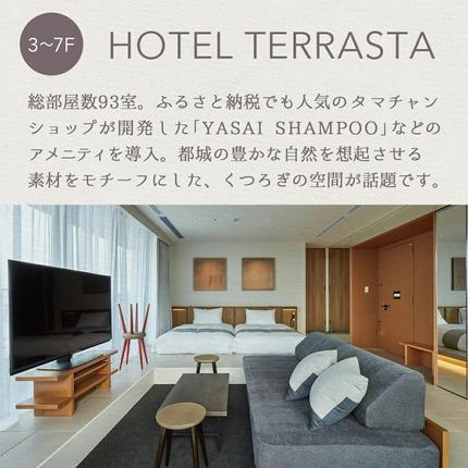 宮崎県都城市のふるさと納税 【HOTEL TERRASTA】スーペリアツインルーム≪1泊朝食付 宿泊券2名様分≫_74-K501