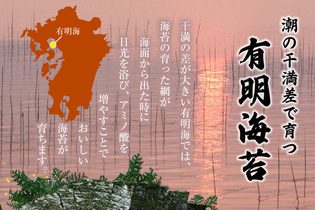 長崎県島原市のふるさと納税 DD197【訳あり】有明海産 焼のり 全型60枚（20枚×3袋）［ 海苔 のり 焼き海苔 60枚 長崎県 島原市 ］