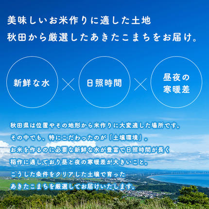 秋田県三種町のふるさと納税 《定期便3ヶ月》【無洗米】あきたこまち 5kg 秋田県産 令和7年産  こまちライン [秋田 お米 米どころ あきたこまち こまちライン]