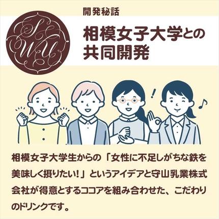 守山乳業 MORIYAMA 1日分の鉄分ココア 125ml×24本