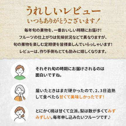 熊本県錦町のふるさと納税 定期便 2回 先行予約 【 桃 白桃 6～7月頃 梨 8～10月頃 】白鳳 特製桃源郷錦 約1kg、清流錦梨 約5kg もも モモ なし フルーツ 果物 デザート お楽しみ 2026年発送 配送不可:離島