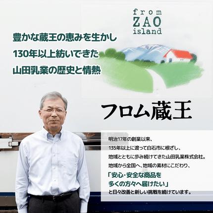 宮城県白石市のふるさと納税 フロム蔵王　極ヨーグルトアソート4個セット【0114501】