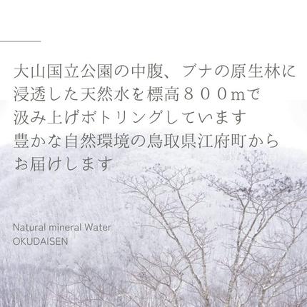 鳥取県江府町のふるさと納税 【定期便3回】天然水奥大山 2リットル12本×3回 3ヶ月連続 計36本 ミネラルウォーター 軟水 ペットボトル 2L 水工場ヨーデル 0613