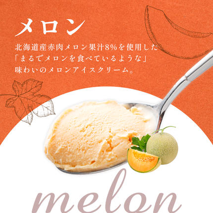 北海道羽幌町のふるさと納税 【Secoma】北海道アイスクリーム（メロン12個セット）【01102】