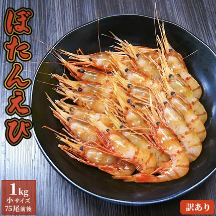【訳あり】 ぼたんえび 1kg （小サイズ