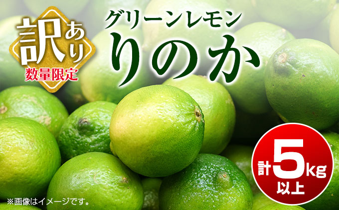 訳あり 数量限定 グリーンレモン りのか 