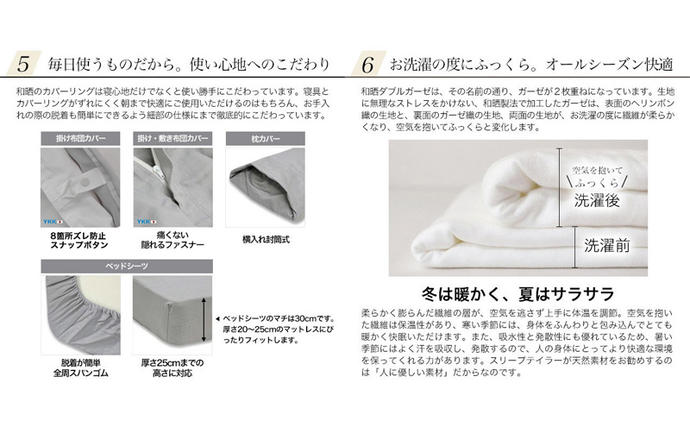 静岡県浜松市のふるさと納税 綿100% 和晒製法ダブルガーゼ ボックスシーツ セミダブルサイズ ベージュ「和晒」