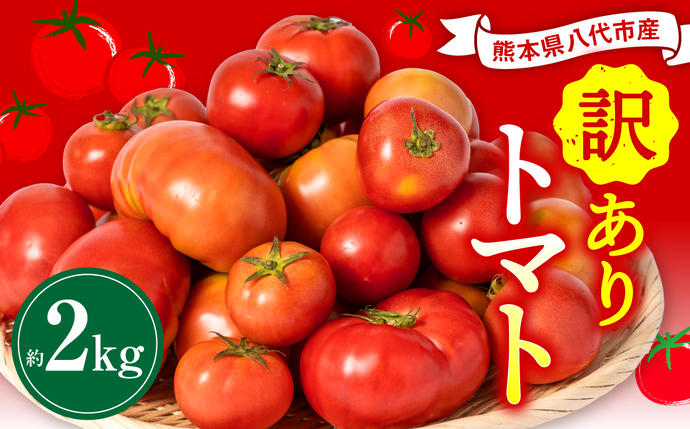 【先行予約】 訳ありトマト 約2kg トマ