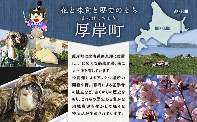 北海道厚岸町のふるさと納税 牡蠣 厚岸産 殻かき  あさり セット 生食 生牡蠣 貝付き牡蠣 貝 海鮮 魚介類 殻付き牡蠣 食べ比べ