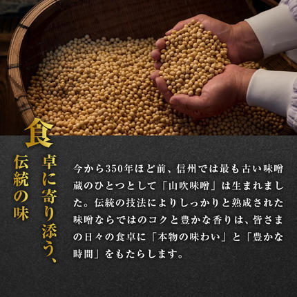 長野県小諸市のふるさと納税 味噌 山吹味噌 500g×3種 詰め合わせ セット 大寒仕込み コクとかおり 久左衛門 信州味噌 みそ ミソ 熟成 信州 信州みそ 無添加 国産大豆 調味料 小分け 長野県 長野 お米 米 老舗味噌蔵 高級 　