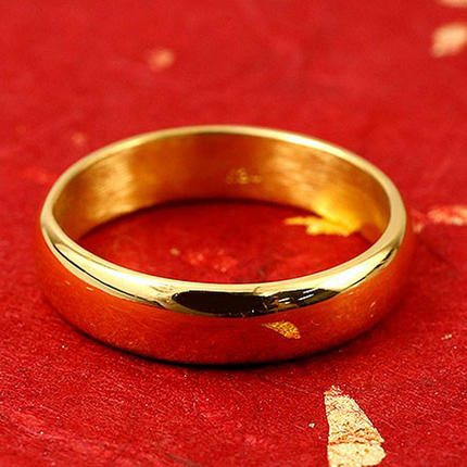 純金 リング 指輪 幅広 太め 24金 ゴールド ピンキーリング 管理番号